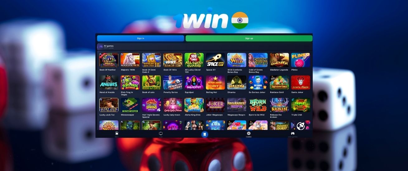 casino india 1win platfrom